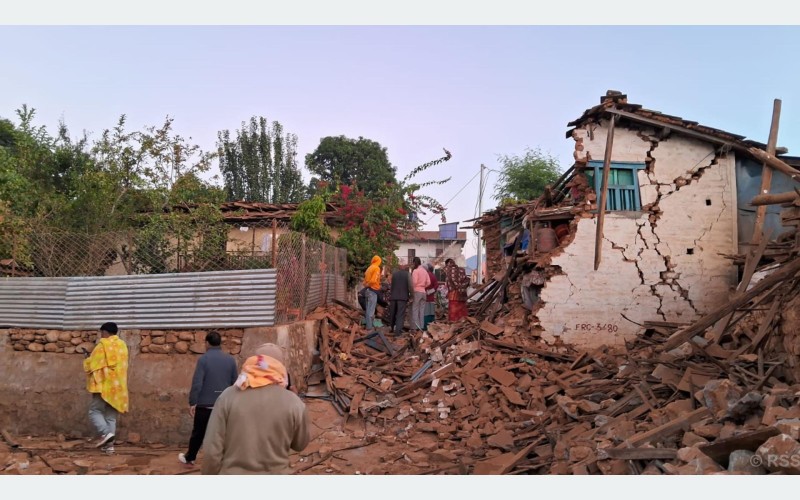 भूकम्पमा परी मृत्यु हुनेको सङ्ख्या १३८  पुग्यो